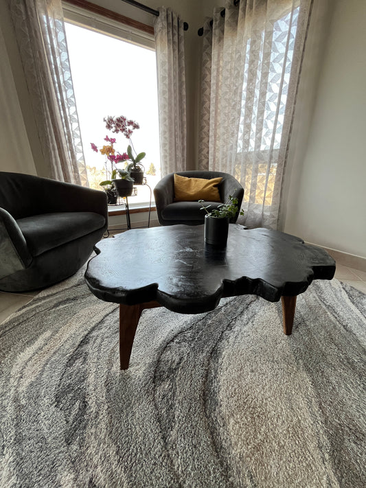 Live Edge Ash Top Coffee Table