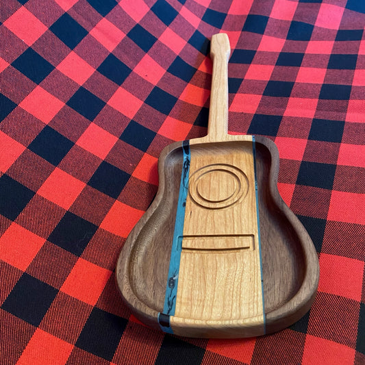 Guitar Catch All Tray - Epoxy Detail