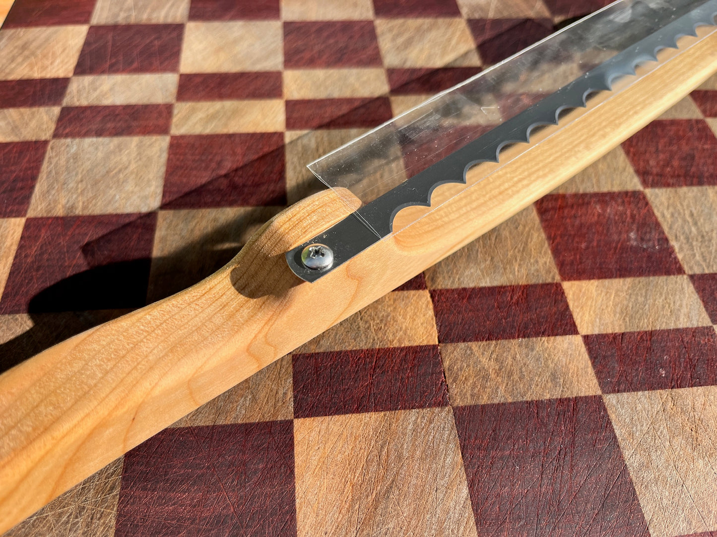 dual handle bread knife