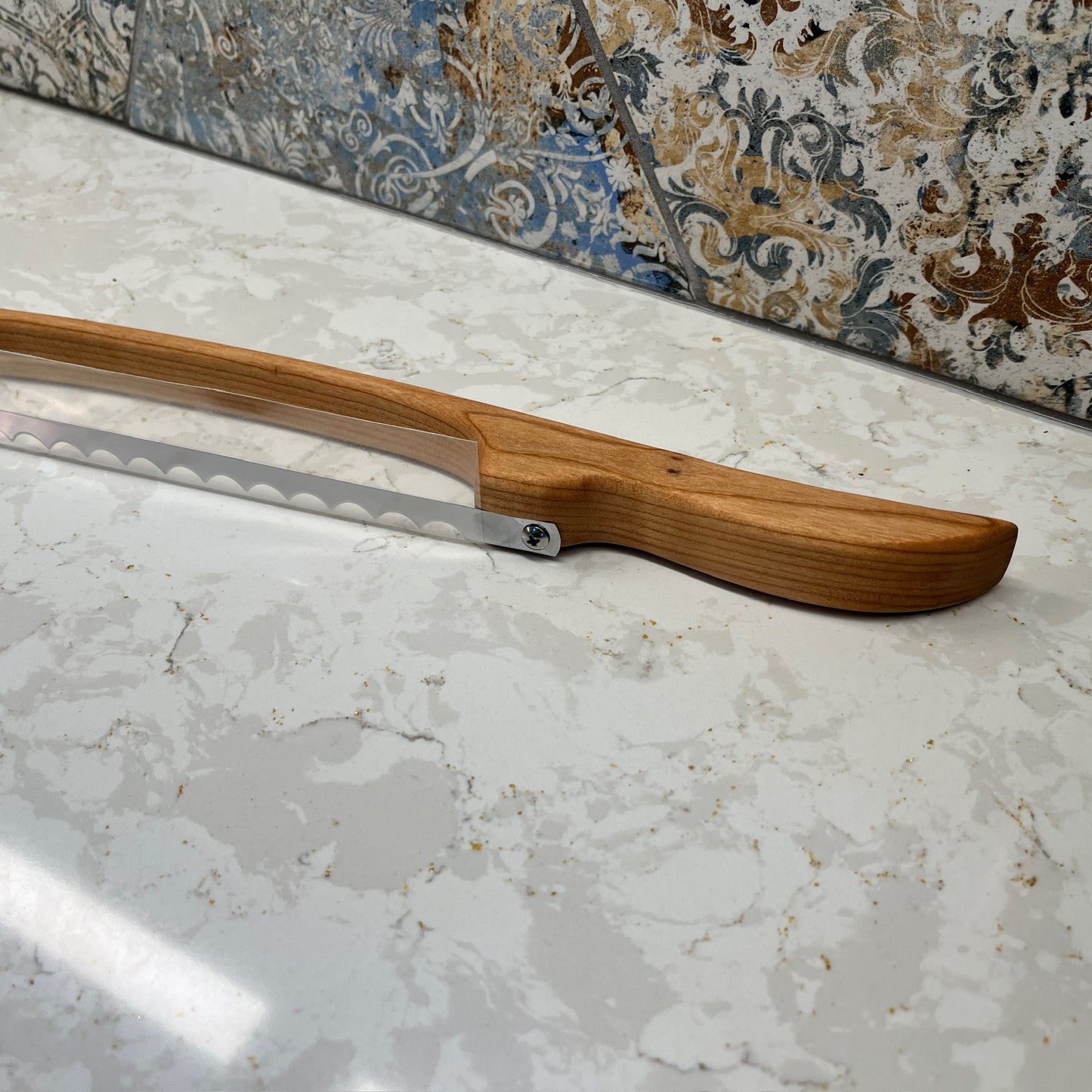 dual handle bread knife