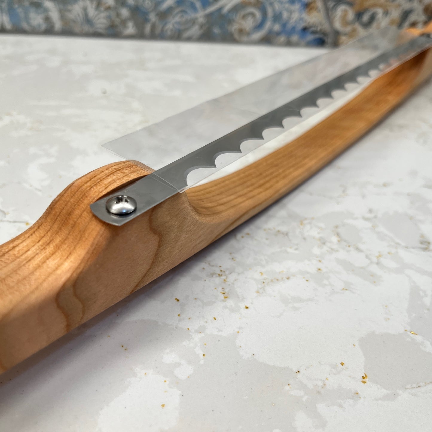 dual handle bread knife
