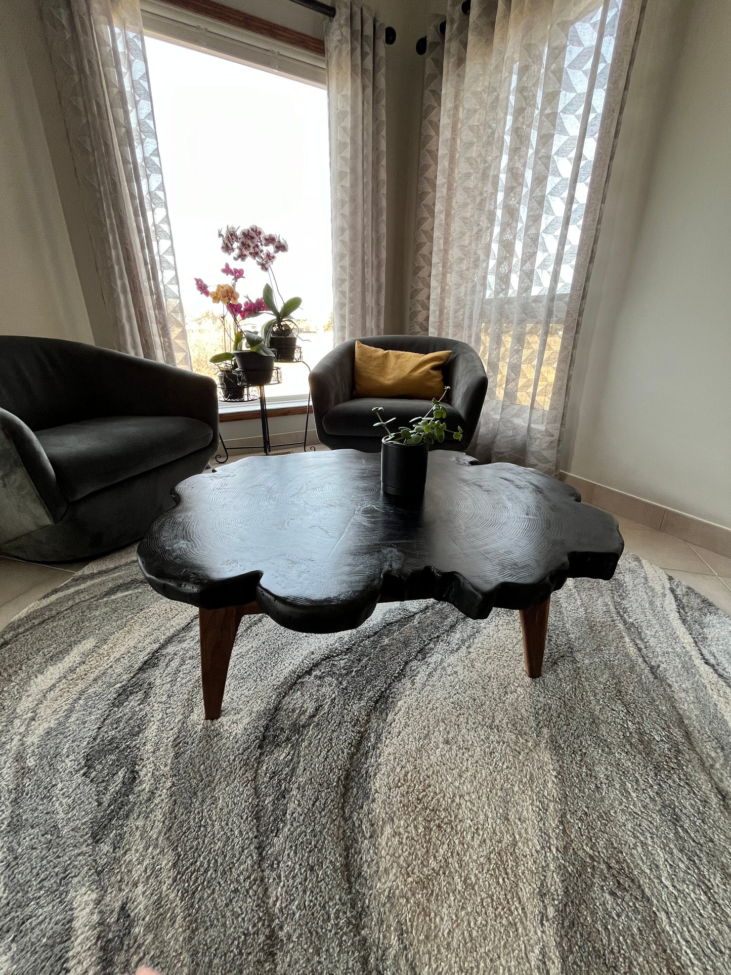 Live Edge Ash Top Coffee Table